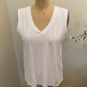 Max Studio white tank top